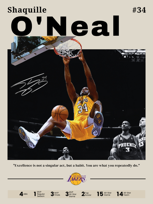 Shaquille O'Neal dunk